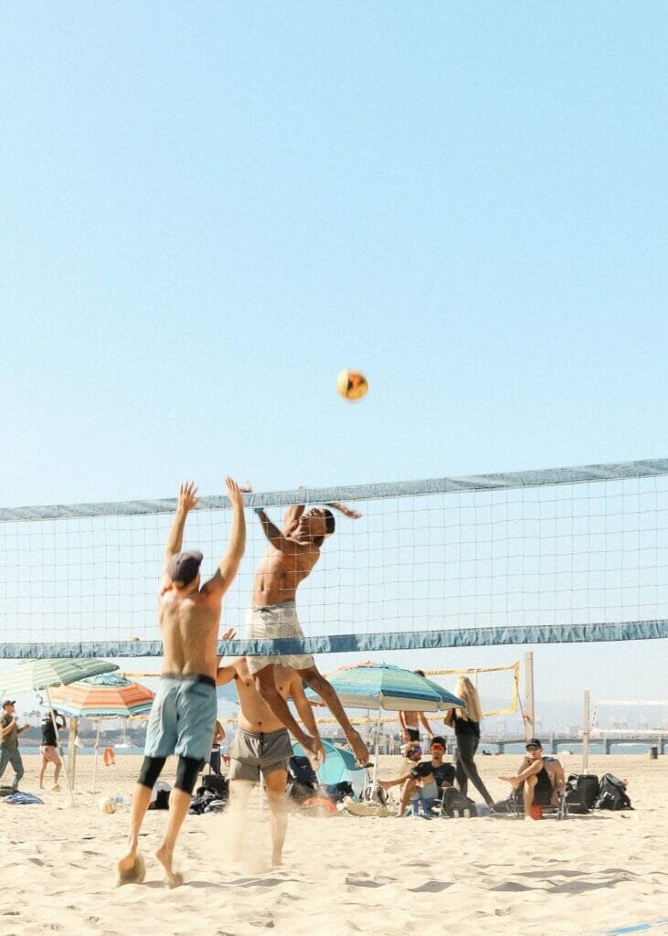 Friendly Beach Volleyball Match/ what do you need to play volleyball