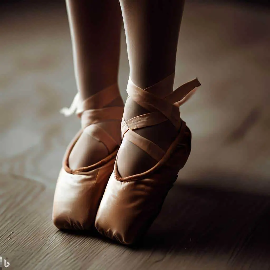 leather ballet shoes
